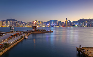 Image showing Hong Kong comercial container port