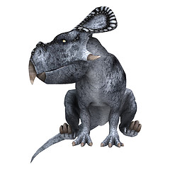 Image showing Dinosaur Protoceratops on White