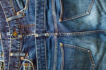 Image showing fashion blue jeans