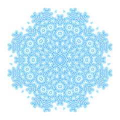 Image showing Abstract snowflake