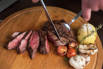 Image showing grilled beef steak