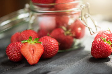 Image showing Fresh ripe strawberry