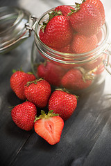 Image showing Fresh ripe strawberry