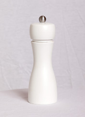 Image showing White pepper mill 