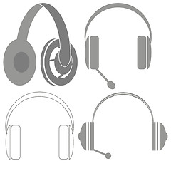 Image showing Set of Headphones