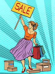 Image showing Discount woman sale