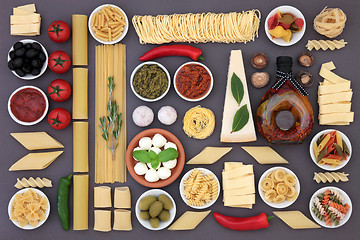 Image showing Healthy Mediterranean Food  