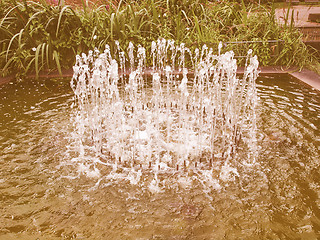 Image showing  Fountain vintage