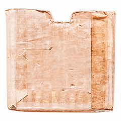 Image showing  Grunge cardboard box vintage