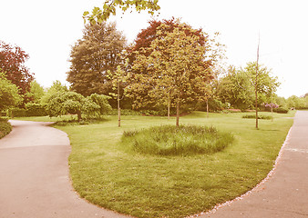 Image showing Urban Park vintage