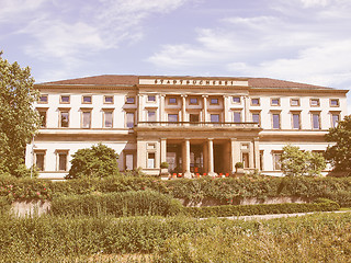 Image showing Stadtbuecherei (City library), Stuttgart vintage