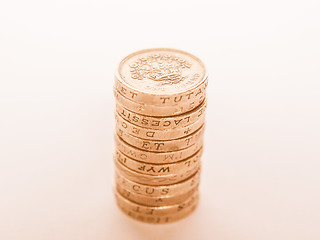 Image showing  British Pound vintage