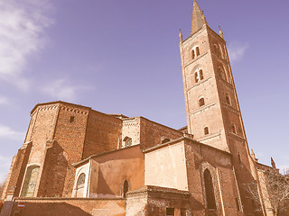 Image showing San Domenico church in Chieri vintage
