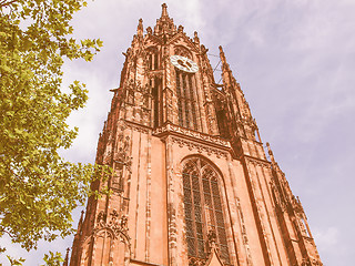 Image showing Frankfurt Cathedral vintage