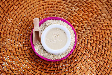 Image showing homemade tahini