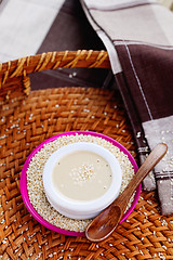 Image showing homemade tahini