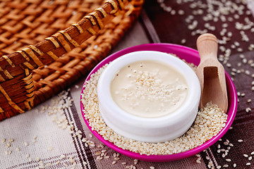 Image showing homemade tahini