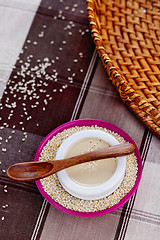 Image showing homemade tahini