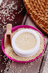 Image showing homemade tahini