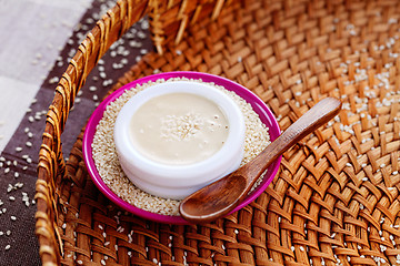 Image showing homemade tahini