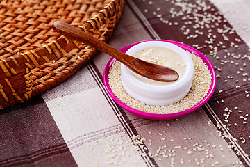 Image showing homemade tahini