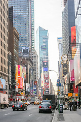 Image showing Times Square traffic