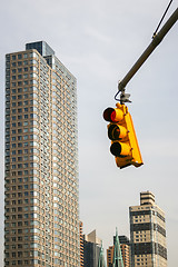 Image showing Traffic lights in Manhattan