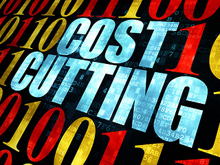 Image showing Business concept: Cost Cutting on Digital background