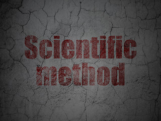 Image showing Science concept: Scientific Method on grunge wall background