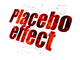 Image showing Health concept: Placebo Effect on Digital background