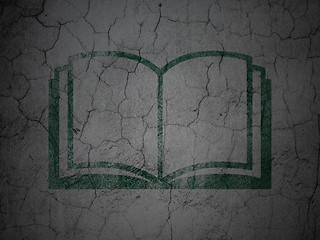 Image showing Education concept: Book on grunge wall background