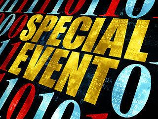 Image showing Finance concept: Special Event on Digital background