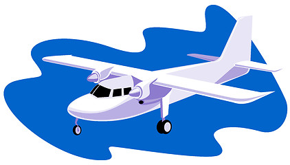 Image showing Ski plane