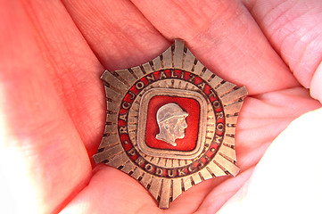 Image showing Silver Badge