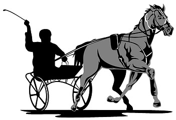 Image showing Harness racing