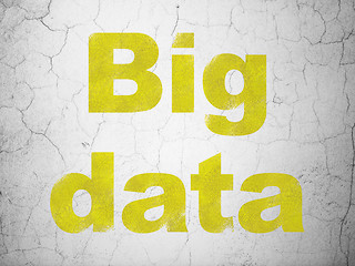 Image showing Data concept: Big Data on wall background