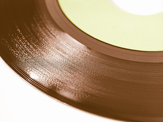 Image showing  Vinyl record vintage