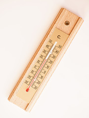 Image showing  Thermometer for air temperature vintage