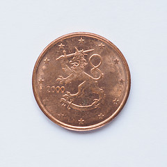 Image showing Finnish 5 cent coin