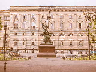 Image showing St George monument Berlin vintage