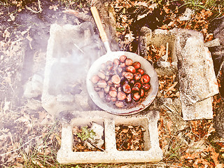 Image showing Retro looking Barbecue picture