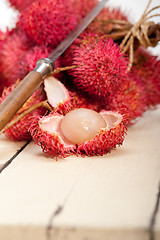 Image showing fresh rambutan fruits 