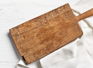 Image showing cooking background with old cutting board