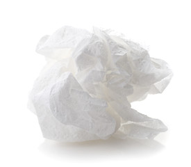 Image showing white paper napkin