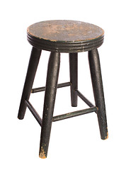 Image showing Antique Wooden Stool