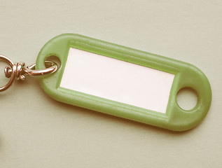 Image showing  Green keyring vintage