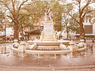 Image showing Shakespeare statue vintage