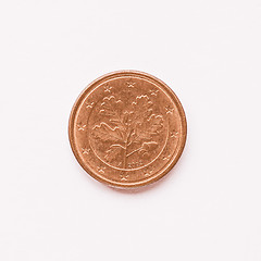 Image showing  German 1 cent coin vintage