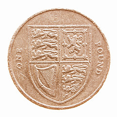 Image showing  Coin isolated vintage