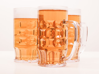 Image showing  Lager beer vintage